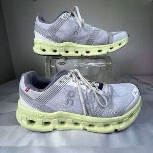 On Cloud Shoes Womens 10 Frost Hay White Pale Green Cloud Go Athletic Running